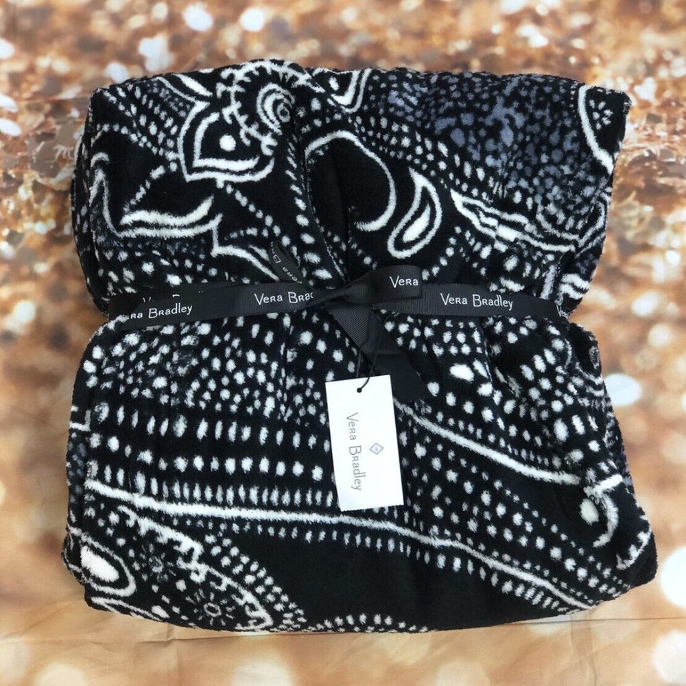 Vera Bradley Throw Blanket Stellar Paisley 80 X 50 - New With Tag
